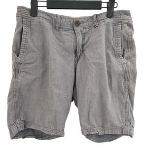 Abercrombie & Fitch Mens 30 Grey Cotton Shorts